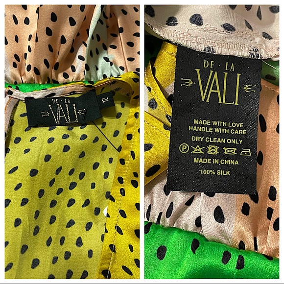 De La Vali Shanna Havanna Silk Wrap Dress - Picture 11 of 16